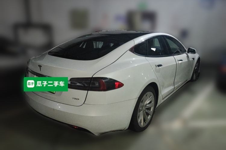 Used Tesla Model S 2017 S 75D Standard Range Edition Rear Right 45 Deg