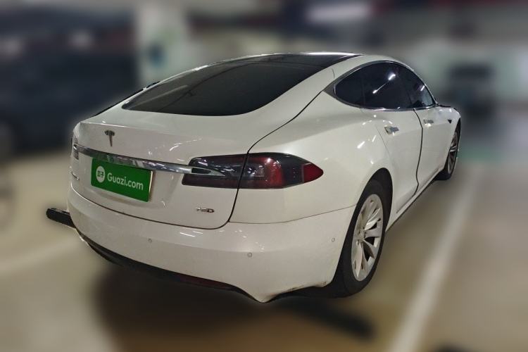 Used Tesla Model S 2017 S 75D Standard Range Edition Rear Right 45 Deg