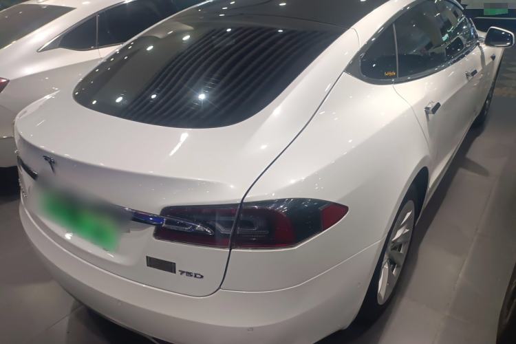 Used Tesla Model S 2017 S 75D Standard Range Edition Rear Right 45 Deg