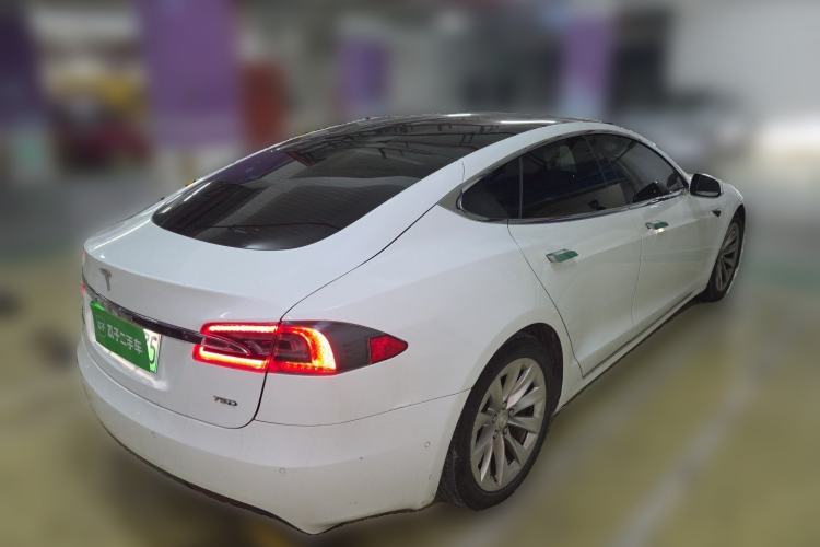 Used Tesla Model S 2017 S 75D Standard Range Edition Rear Right 45 Deg