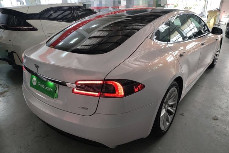Used Tesla Model S 2017 S 75D Standard Range Edition Rear Right 45 Deg
