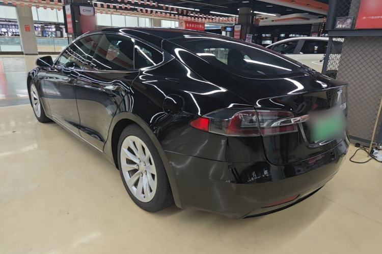 Used Tesla Model S 2019 Long-Range Version Rear Left 45 Deg