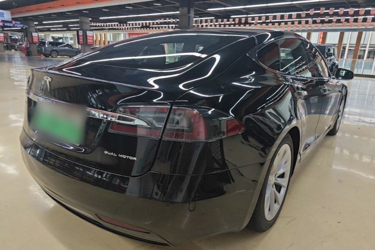 Used Tesla Model S 2019 Long-Range Version Rear Right 45 Deg