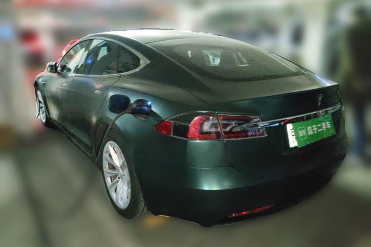 Used Tesla Model S 2019 Long-Range Version Rear Left 45 Deg