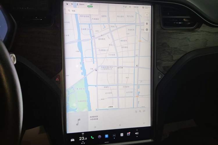 Used Tesla Model S 2019 Long-Range Version Audio And AC Panel