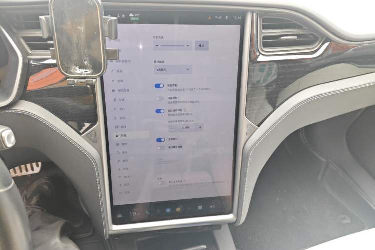 Used Tesla Model S 2019 Performance High-Performance Edition Audio And AC Panel