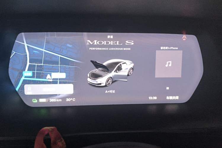 Used Tesla Model S 2019 Performance High-Performance Edition Instrument Cluster
