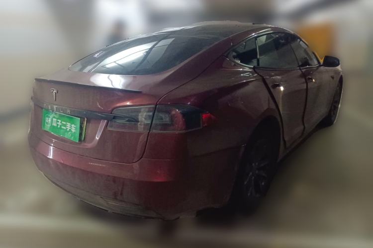 Used Tesla Model S 2019 Long-Range Version Rear Right 45 Deg