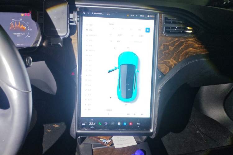 Used Tesla Model S 2019 Long-Range Version Audio And AC Panel