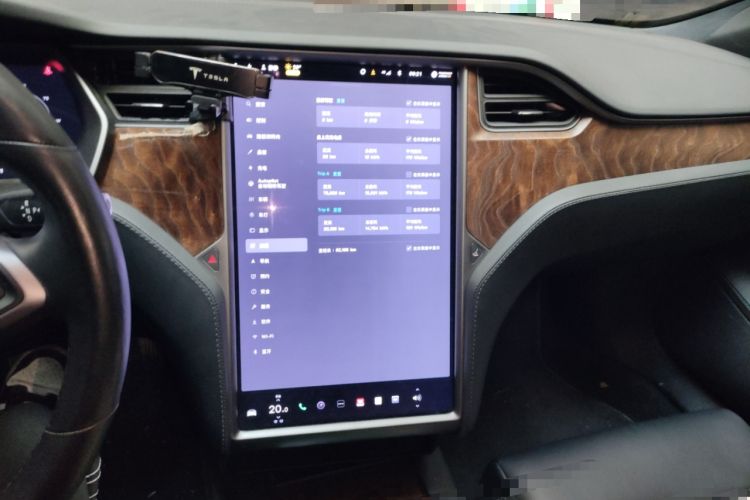 Used Tesla Model S 2019 Standard Range Version Audio And AC Panel