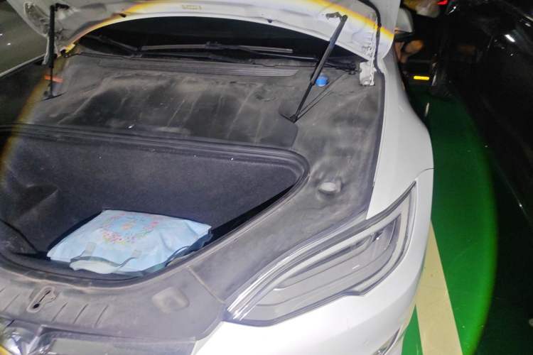 Used Tesla Model S 2019 Long-Range Version Engine Bay Left