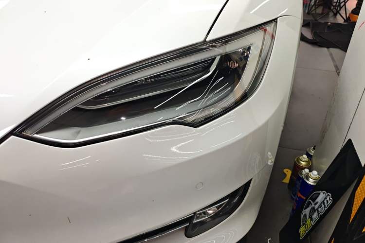 Used Tesla Model S 2019 Long-Range Version Left Front Headlight
