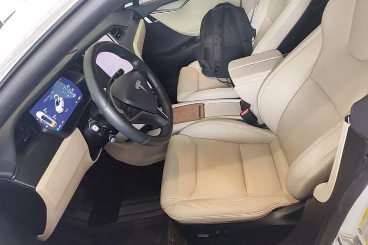 Used Tesla Model S 2019 Long-Range Version Left Front Seat