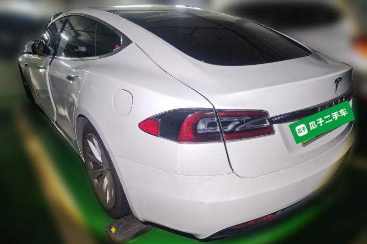 Used Tesla Model S 2019 Long-Range Version Rear Left 45 Deg