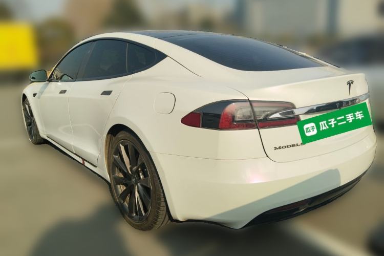 Used Tesla Model S 2019 Long-Range Version Rear Left 45 Deg
