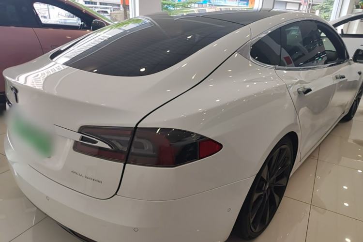 Used Tesla Model S 2019 Long-Range Version Rear Right 45 Deg