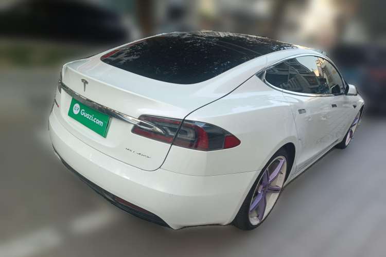 Used Tesla Model S 2019 Long-Range Version Rear Right 45 Deg