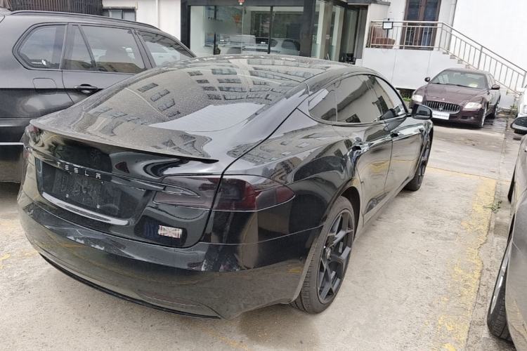 Used Tesla Model S 2020 Long-Range Upgrade Version Rear Right 45 Deg