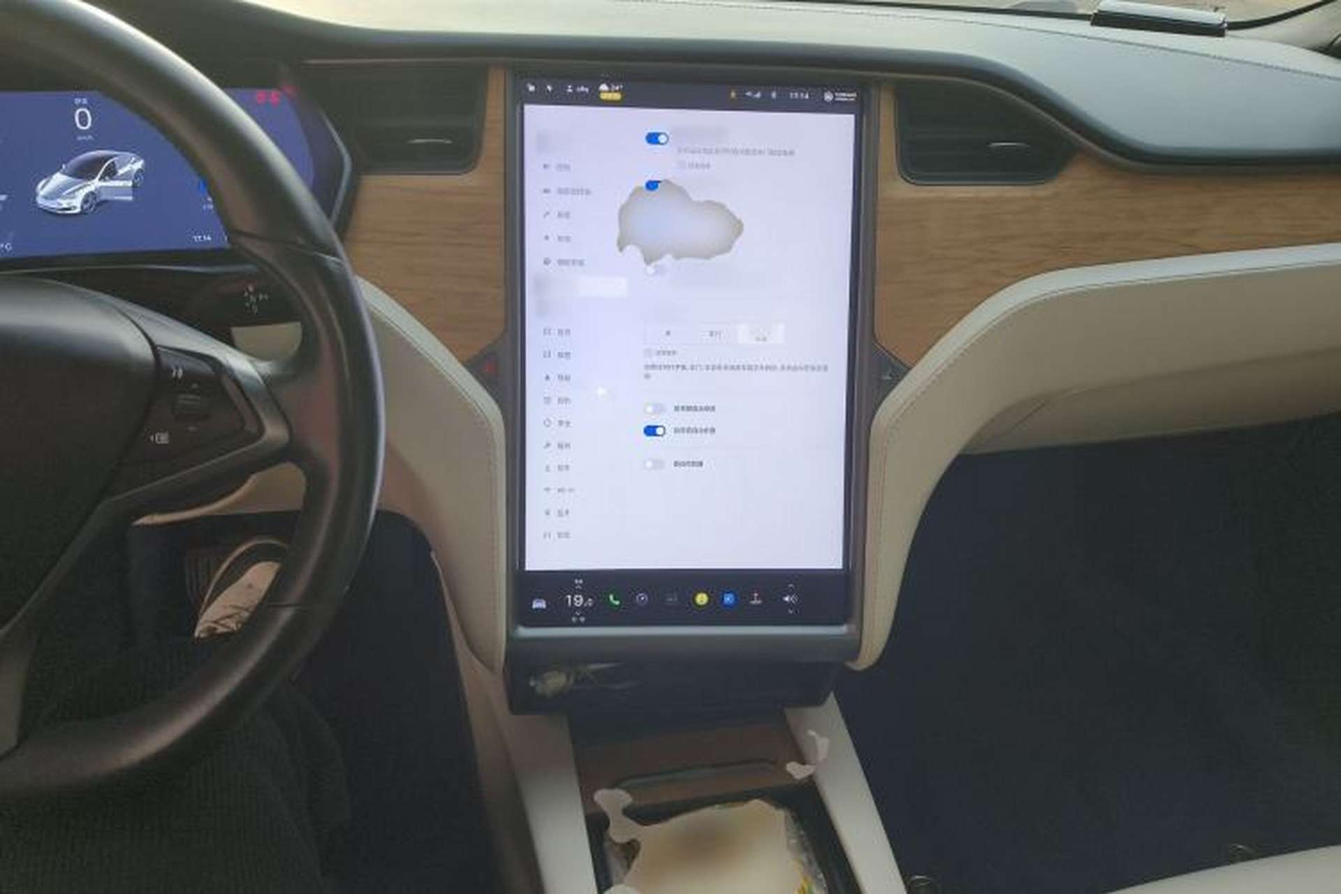 Used Tesla Model S 2020 Long-Range Upgrade Version Center Console