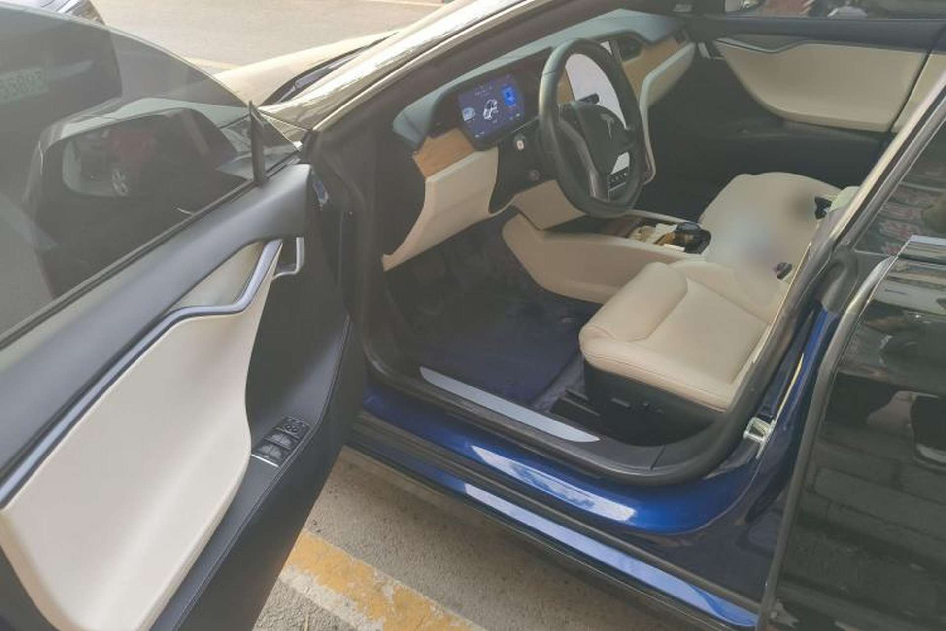 Used Tesla Model S 2020 Long-Range Upgrade Version Driver Seat