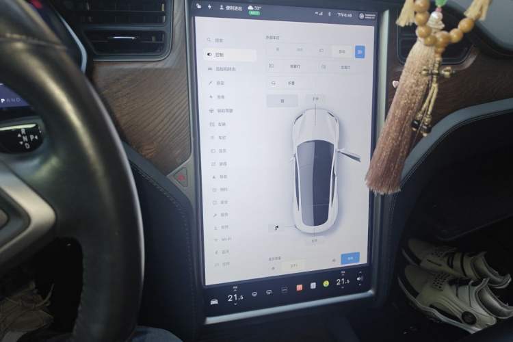 Used Tesla Model S 2020 Long-Range Upgrade Version Audio And AC Panel