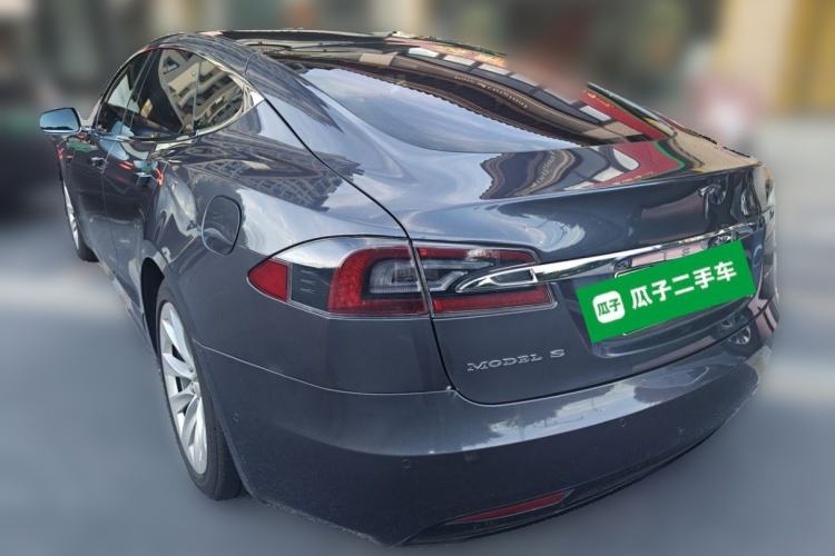 Used Tesla Model S 2020 Long-Range Upgrade Version Rear Left 45 Deg