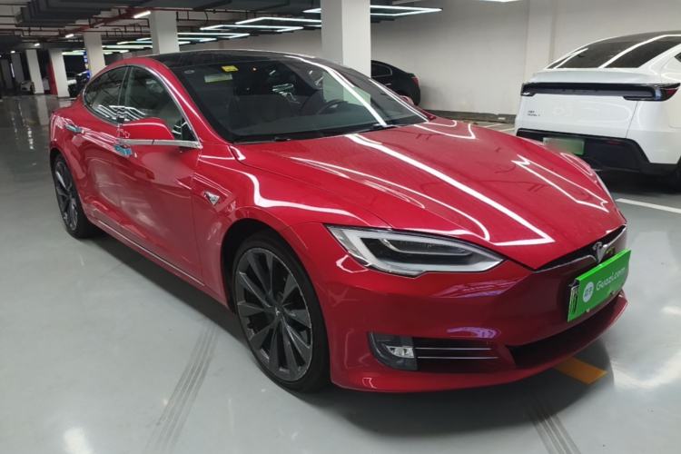 Used Tesla Model S 2020 Long-Range Upgrade Version Front Right 45 Deg