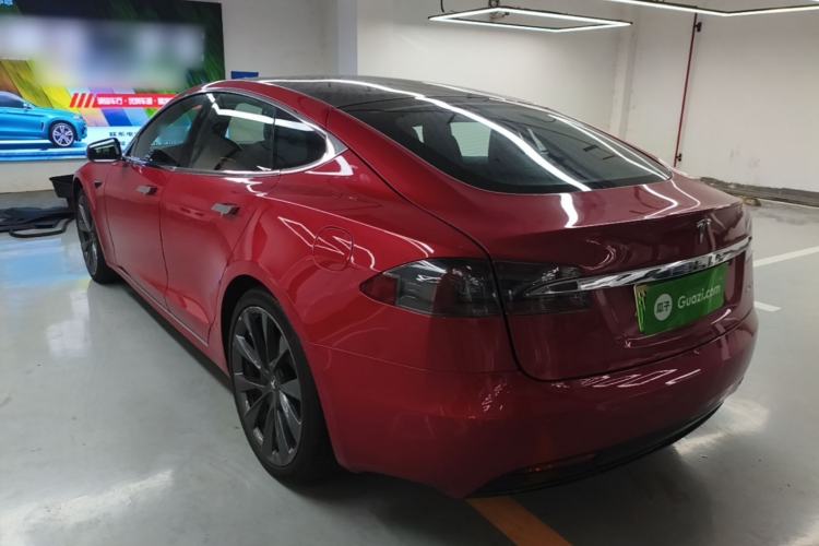 Used Tesla Model S 2020 Long-Range Upgrade Version Rear Left 45 Deg