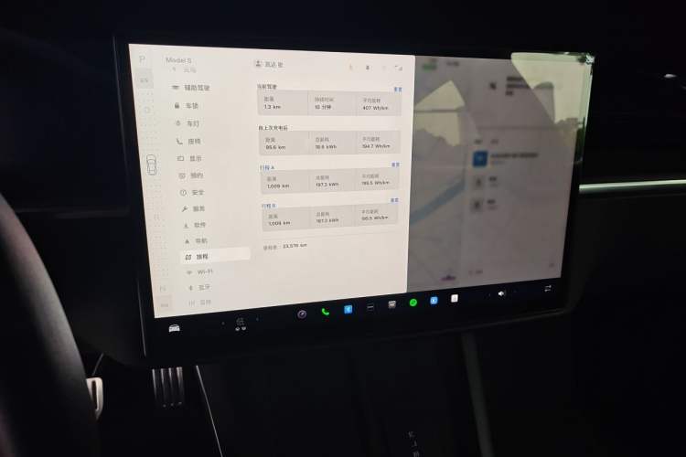 Used Tesla Model S 2023 Dual-Motor All-Wheel-Drive Version Audio And AC Panel