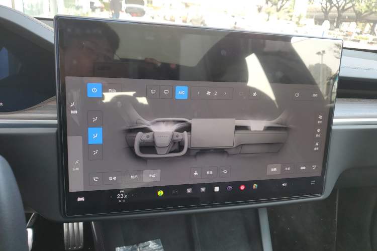 Used Tesla Model S 2023 Dual-Motor All-Wheel-Drive Version Audio And AC Panel