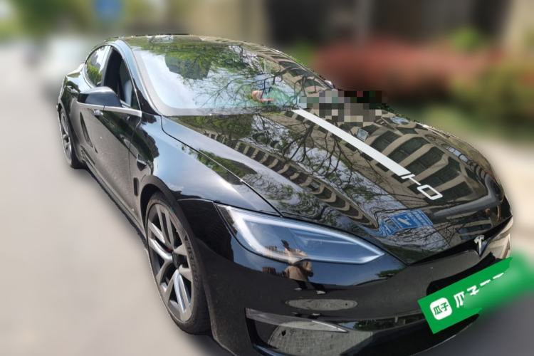 Used Tesla Model S 2023 Three-Motor All-Wheel-Drive Plaid Version Front Right 45 Deg