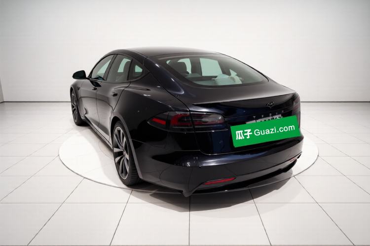 Used Tesla Model S 2023 Three-Motor All-Wheel-Drive Plaid Version Rear Left 45 Deg