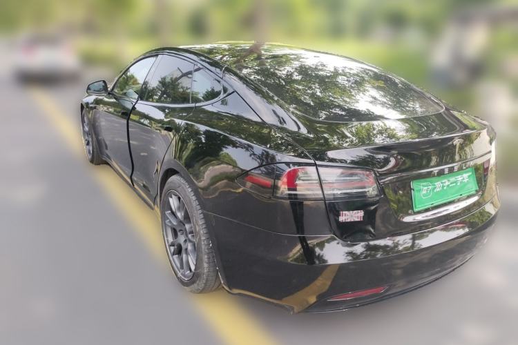 Used Tesla Model S 2023 Dual-Motor All-Wheel-Drive Version Rear Left 45 Deg