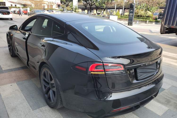 Used Tesla Model S 2023 Dual-Motor All-Wheel-Drive Version Rear Left 45 Deg
