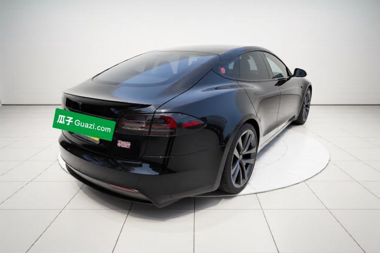 Used Tesla Model S 2023 Three-Motor All-Wheel-Drive Plaid Version Rear Right 45 Deg