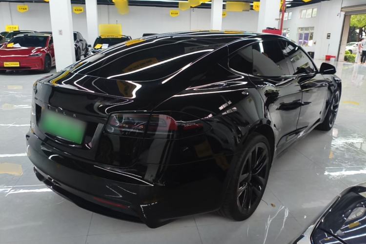 Used Tesla Model S 2023 Dual-Motor All-Wheel-Drive Version Rear Right 45 Deg