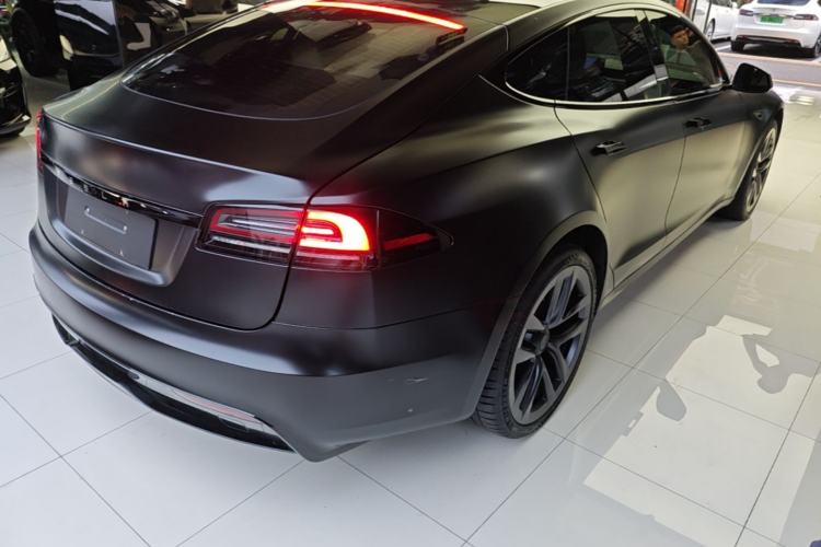 Used Tesla Model S 2023 Dual-Motor All-Wheel-Drive Version Rear Right 45 Deg