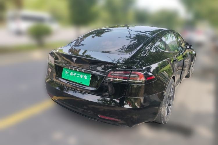 Used Tesla Model S 2023 Dual-Motor All-Wheel-Drive Version Rear Right 45 Deg