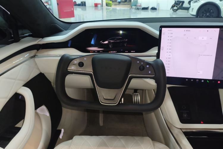 Used Tesla Model S 2023 Dual-Motor All-Wheel-Drive Version Steering Wheel