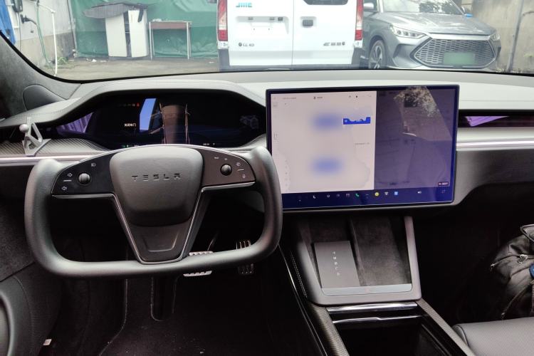 Used Tesla Model S 2023 Three-Motor All-Wheel-Drive Plaid Version Steering Wheel
