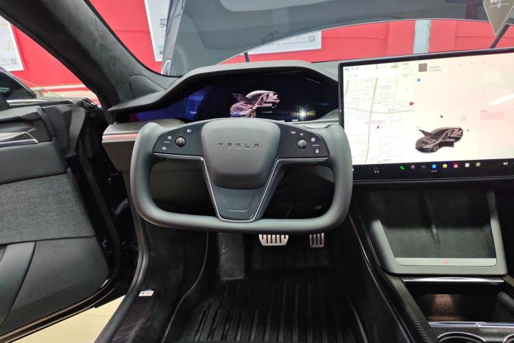 Used Tesla Model S 2023 Three-Motor All-Wheel-Drive Plaid Version Steering Wheel