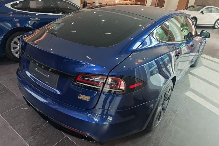 Used Tesla Model S 2023 Dual-Motor All-Wheel-Drive Version Rear Right 45 Deg