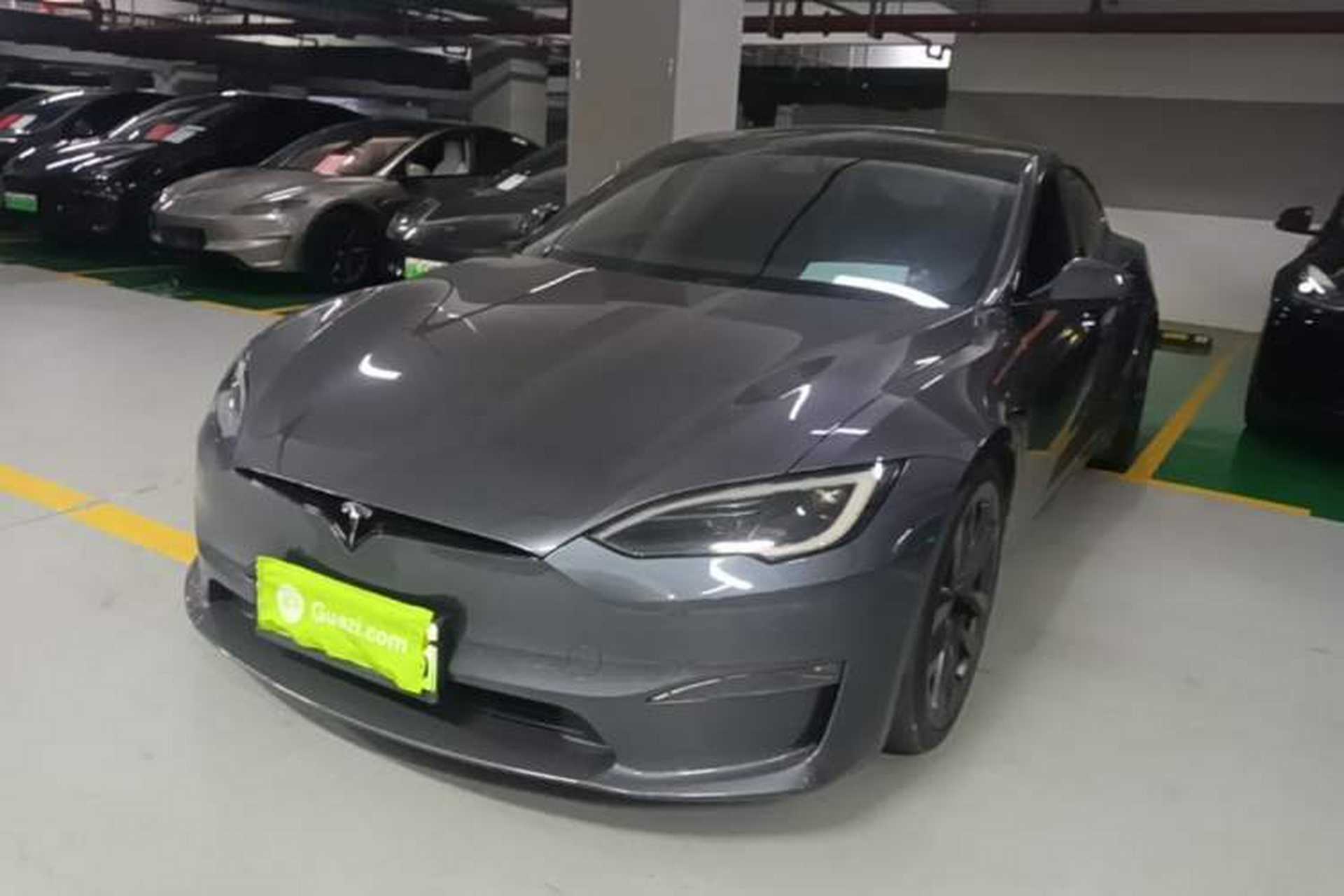 Used Tesla Model S 2023 Three-Motor All-Wheel-Drive Plaid Version Front Left 45 Deg