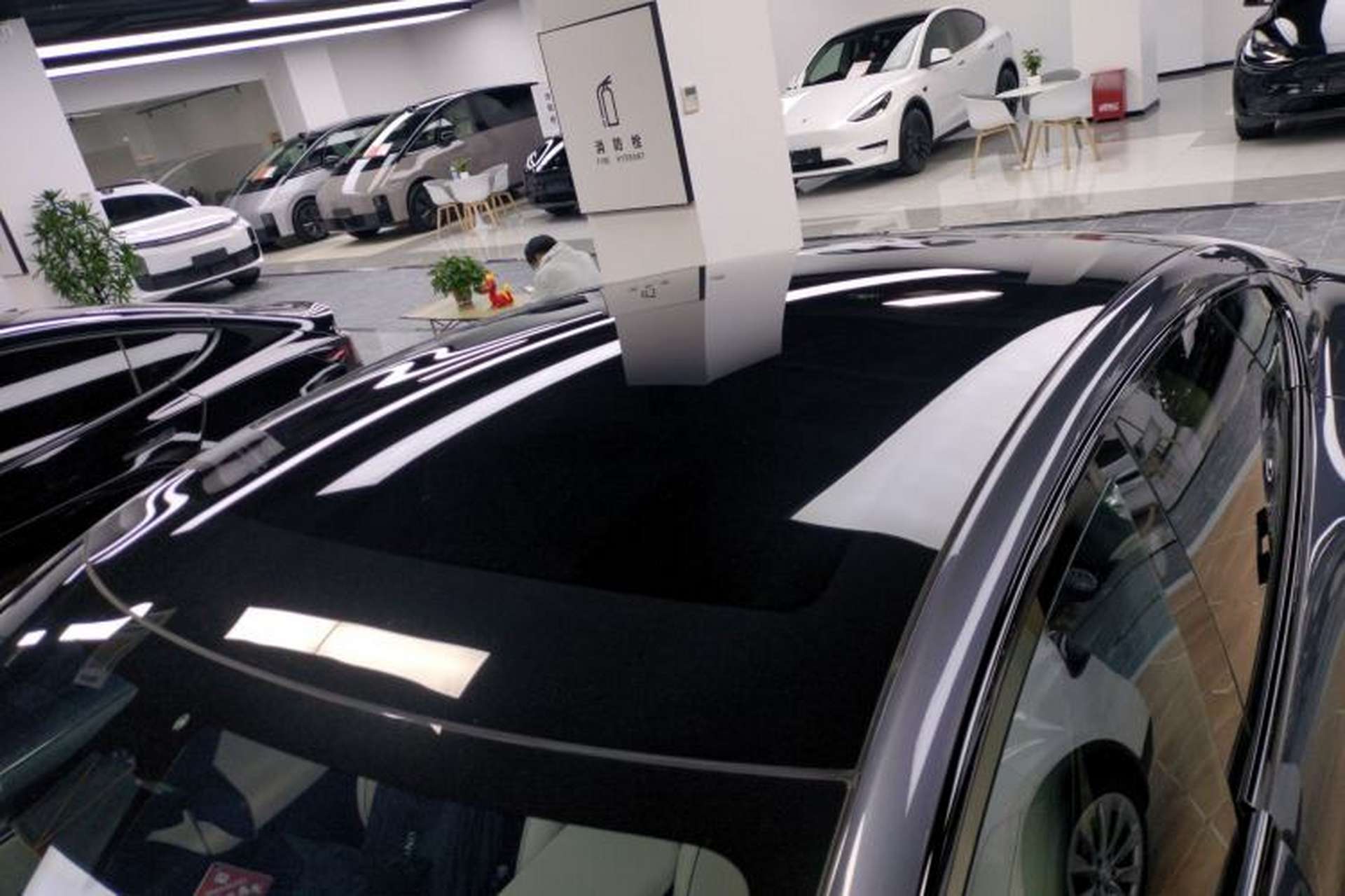 Used Tesla Model S 2023 Three-Motor All-Wheel-Drive Plaid Version Roof
