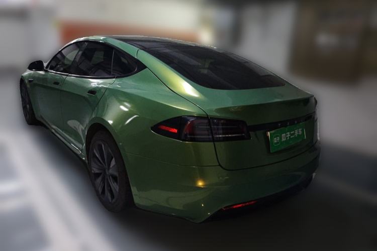 Used Tesla Model S 2023 Dual-Motor All-Wheel-Drive Version Rear Left 45 Deg