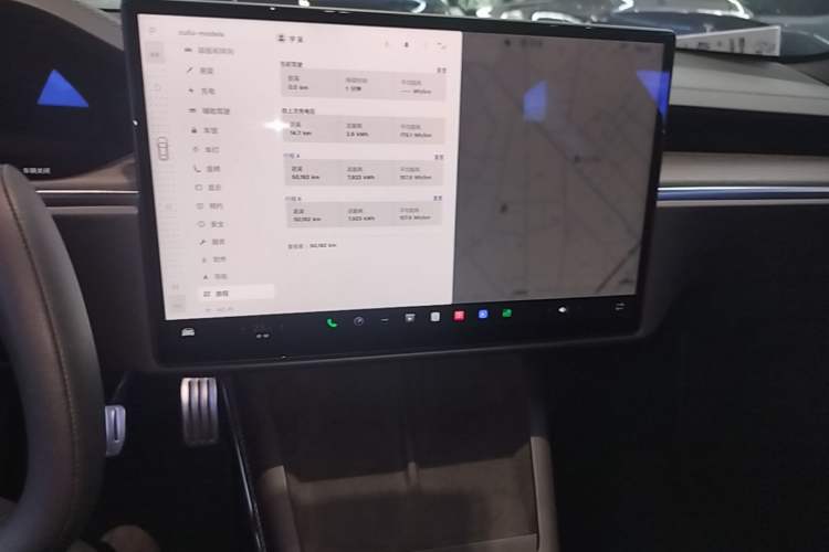 Used Tesla Model S 2023 Dual-Motor All-Wheel-Drive Version Audio And AC Panel