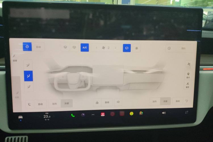 Used Tesla Model S 2023 Dual-Motor All-Wheel-Drive Version Audio And AC Panel