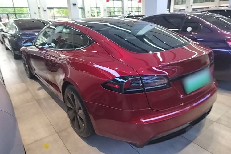 Used Tesla Model S 2023 Dual-Motor All-Wheel-Drive Version Rear Left 45 Deg