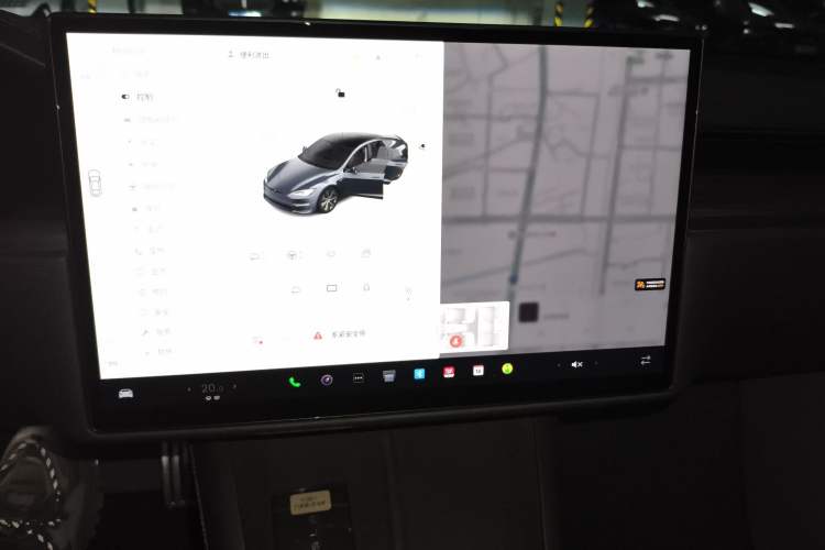 Used Tesla Model S 2023 Dual-Motor All-Wheel-Drive Version Audio And AC Panel