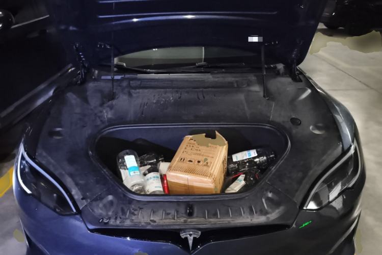 Used Tesla Model S 2023 Dual-Motor All-Wheel-Drive Version Engine Bay
